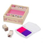Wooden Stamp Set – Butterflies and Hearts