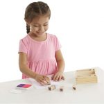 Wooden Stamp Set – Butterflies and Hearts