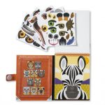 Make-a-Face – Safari Reusable Sticker Pad – On the Go Travel