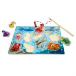 Wooden Magnetic Puzzle Game Fishing