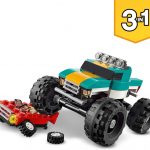 LEGO Creator 3in1 Monster Truck Demolition Car Toy – Muscle Car – Dragster Building Set