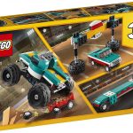 LEGO Creator 3in1 Monster Truck Demolition Car Toy – Muscle Car – Dragster Building Set
