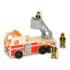 Classic Wooden Fire Truck Play Set
