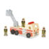 Classic Wooden Fire Truck Play Set