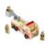Classic Wooden Fire Truck Play Set
