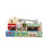 Classic Wooden Fire Truck Play Set