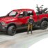 Bruder RAM 2500 Power Wagon With Ducati Scrambler Desert Sled