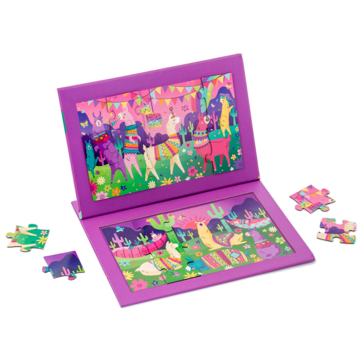 double sided magnetic puzzle llama -2