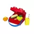 LEGO Lunch Box w/handle 4-RED