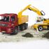Bruder MAN TGA Construction Truck w/Liebherr Excavator